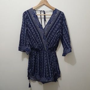 Skies are Blue Open Back Talula Romper